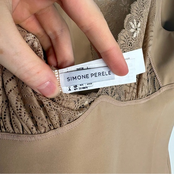 Simone Perele Dress Shaper in Nude French Style Shapewear Women’s Size XXL - Picture 6 of 10